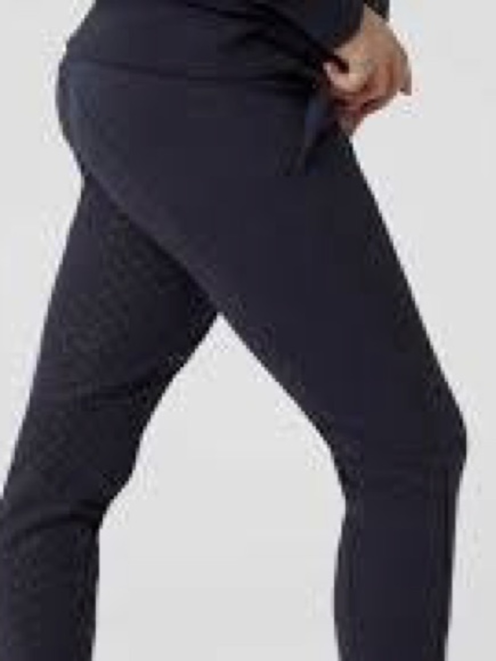 Kids Black Grip-Panel breeches with Drawstring Waist 🐎
